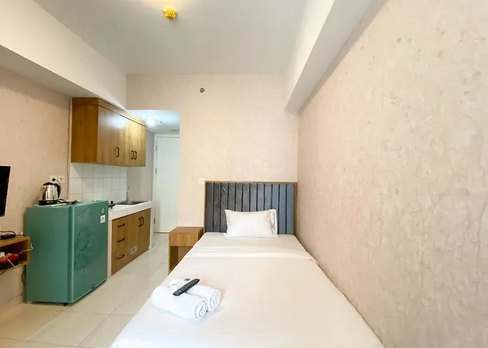 Fully Furnished Studio Springlake Summarecon Bekasi Apartment Near Mall By Travelio